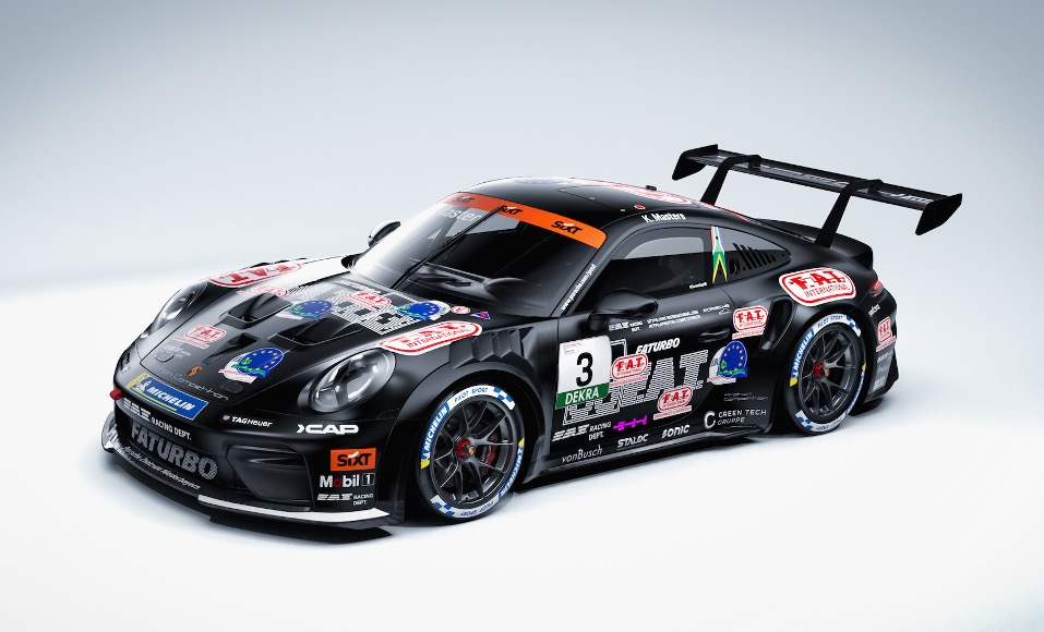 Porsche Cup yarış aracı hassas mühendislik